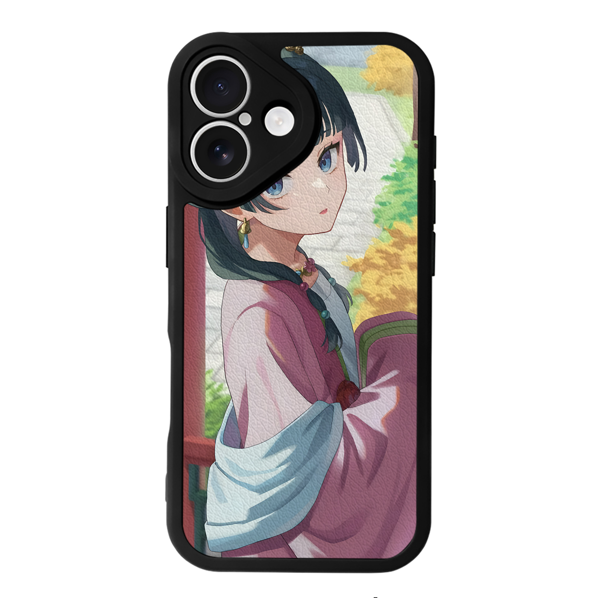 （画像用） 薬屋のひとりごと The Apothecary Diaries 【iPhone 16シリーズ対応】シリコンスマホケース（レザー調） 材質：シリコン